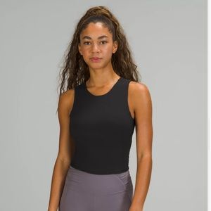 Lululemon Nulu Twistback Yoga tank top, Black, size 4